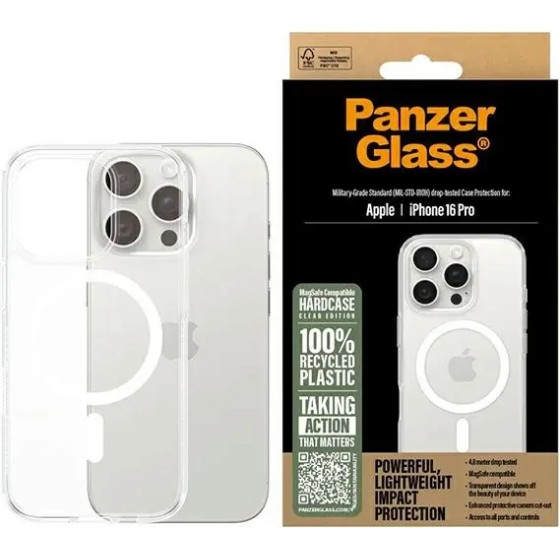 PanzerGlass HardCase iPhone 16 Pro 6.3 white MagSafe 1292 - (PAN000825-0)