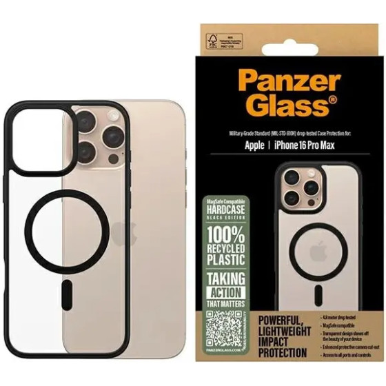 PanzerGlass HardCase iPhone 16 Pro Max 6.9 black/black MagSafe 1304 - (PAN000835-0)