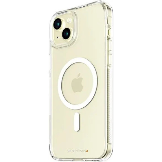 PanzerGlass HardCase with MagSafe with D3O and Military Grade Certified for iPhone 15 Plus / 14 Plus - Transparent - (PAN000546-0)