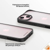 PanzerGlass Military Grade Certified ClearCase iPhone 15 Case - Transparent & Black - (PAN000540-0)