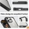 PanzerGlass Military Grade Certified ClearCase iPhone 15 Pro Case - Transparent & Black - (PAN000541-0)