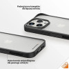 PanzerGlass Military Grade Certified ClearCase iPhone 15 Pro Case - Transparent & Black - (PAN000541-0)