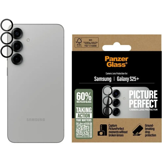 PanzerGlass PicturePerfect Lens Protector Tempered Glass for Samsung Galaxy S25+ - (PAN001083-0)