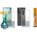 PanzerGlass Protection Set for Samsung Galaxy S21 TPU Film + ClearCase + Cleaning Liquid 30ml - (PAN000141-0)