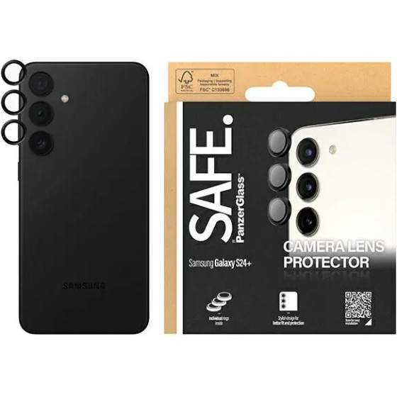 PanzerGlass SAFE by camera cover for Samsung Galaxy S24+ - with black frame - (PAN000649-0)