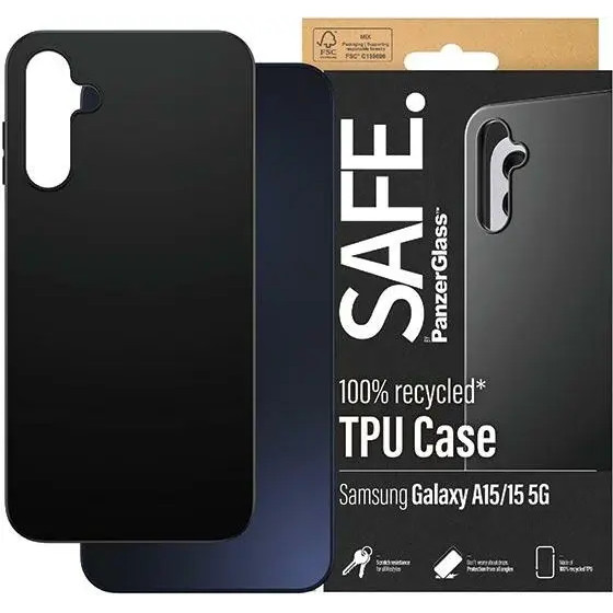 PanzerGlass SAFE by case for Samsung Galaxy A15 / A15 5G - black - (PAN000613-0)