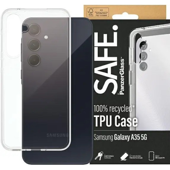PanzerGlass SAFE by case for Samsung Galaxy A35 5G - transparent - (PAN000686-0)