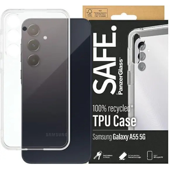 PanzerGlass SAFE by case for Samsung Galaxy A55 5G - transparent - (PAN000687-0)