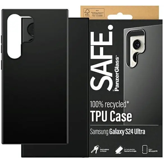 PanzerGlass SAFE by case for Samsung Galaxy S24 Ultra - black - (PAN000656-0)