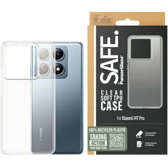 PanzerGlass SAFE by Case for Xiaomi 14T Pro - Transparent - (PAN000977-0)