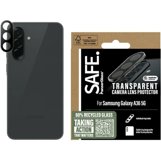 PanzerGlass SAFE by Rings Lens Protector for Samsung Galaxy A36 5G - Clear - (PAN001114-0)
