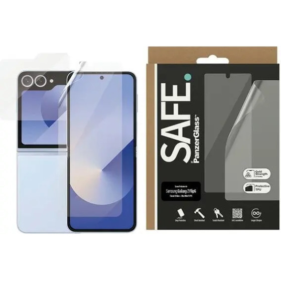 PanzerGlass SAFE by set tempered glass + protective film for Samsung Galaxy Z Flip 6 - (PAN000726-0)