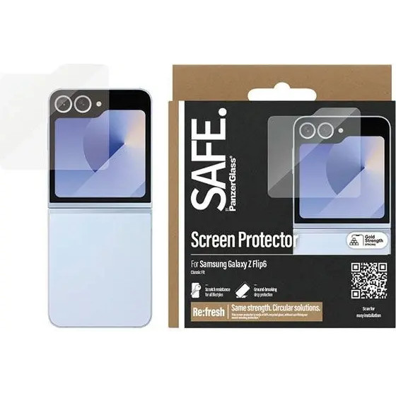 PanzerGlass SAFE by tempered glass for Samsung Galaxy Z Flip 6 - (PAN000722-0)