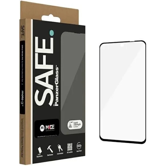 PanzerGlass SAFE by Ultra-Wide Fit tempered glass for Motorola Moto G32 - (PAN000519-0)