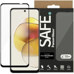 PanzerGlass SAFE by Ultra-Wide Fit Tempered Glass for Motorola Moto G73 5G - with Black Frame - (PAN000523-0)
