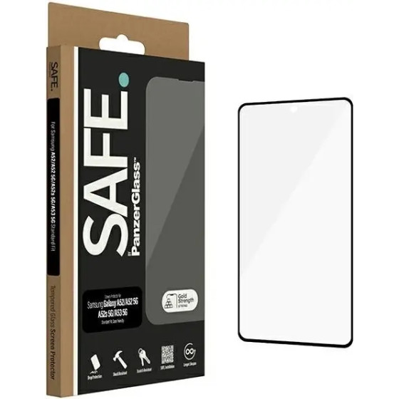 PanzerGlass SAFE by Ultra-Wide Fit Tempered Glass for Samsung Galaxy A52 / A52 5G / A52s 5G / A53 5G - (PAN000528-0)
