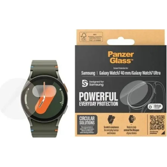PanzerGlass tempered glass for Samsung Galaxy Watch Ultra (47mm)/ Watch 7 (40mm) - (PAN000760-0)