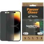 PanzerGlass Ultra-Wide Fit Tempered Glass Antibacterial Privacy with Positioner for iPhone 14 Pro - (PAN000384-0)