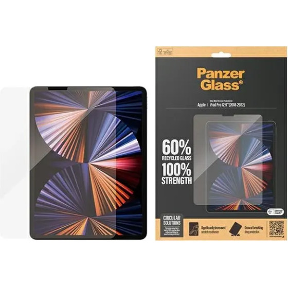 PanzerGlass Ultra-Wide Fit tempered glass for iPad Pro 12.9 2018-2022 - (PAN000706-0)