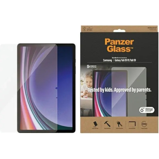 PanzerGlass Ultra-Wide Fit Tempered Glass for Samsung Galaxy Tab S9 / S9 FE - (PAN000731-0)