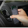 SBS MagSafe compatible smartphone holder for air vent - black - (TESUPMAGMCLIP)