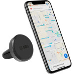 SBS MagSafe compatible smartphone holder for air vent - black - (TESUPPEASYMAGK)