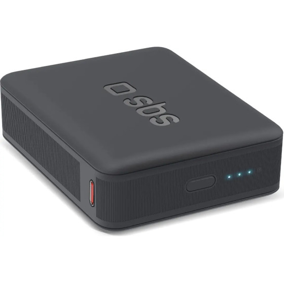 SBS Powerbank 10000 mAh with Power Delivery - black - (TEBB10000HDPD20K)