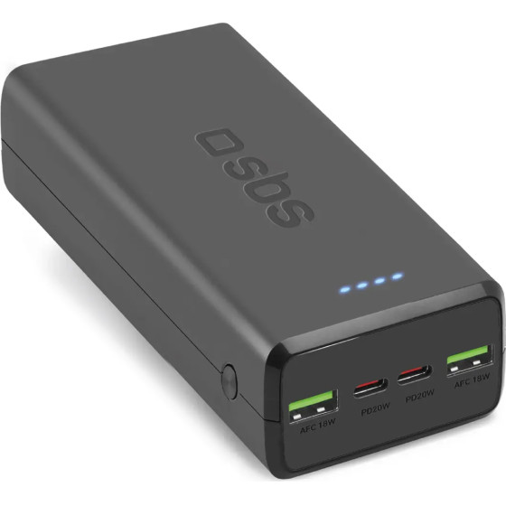 SBS Powerbank 30000 mAh 2 x USB-C 2 x USB-A - black - (TTBB30000PD20K)