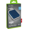 SBS Powerbank 5000 mAh compatible with MagSafe - blue - (TEBB5000MAG1CB)