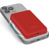 SBS Powerbank 5000 mAh compatible with MagSafe - red - (TEBB5000MAG1CR)