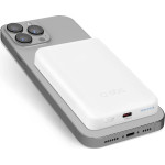 SBS Powerbank 5000 mAh USB-C, MagSafe compatible - white - (TEBB5000MAG1CW)