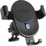 SBS Smartphone holder with inductive charger 10W - black - (TESUPWIR10CLIPSTG)