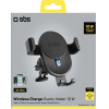 SBS Smartphone holder with inductive charger 10W - black - (TESUPWIR10CLIPSTG)