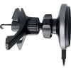 SBS Smartphone holder with wireless charger for air vent, compatible with MagSafe - black - (TESUPMAGWIR15W)