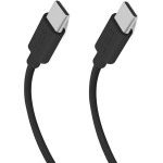 SBS TECABLETISSUETCK USB-C - USB-C 1.5m 60W braided cable - black - (TECABLETISSUETCCK)