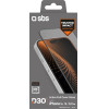 SBS Tempered Glass D3O with frame for iPhone 16 / iPhone 15 - (TED3OSCRGLIP1661)