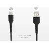 SBS USB-A - Micro-USB Cable 2 m - Black - (TECABLEMICRO2K)