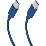 SBS USB-C - USB-C 1.5m 60W braided cable - blue - (TECABLETISSUETCCB)