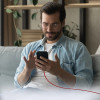 SBS USB-C - USB-C 1.5m 60W Braided Cable - Red - (TECABLETISSUETCCR)