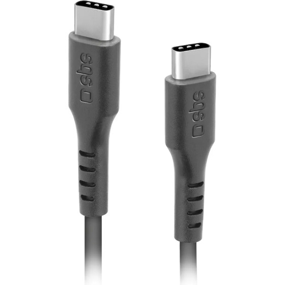 SBS USB-C - USB-C 3m Cable - Black - (TECABLETCC3M)