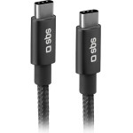 SBS USB-C Cable - USB-C 25W Power Delivery 1.5m - Gray - (TECABLETCC20BK)