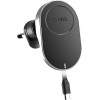 SBS Wireless Charger Smartphone Holder with Retractable Cable Compatible with MagSafe - Black - (TESUPP15WRETRACABL)