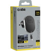 SBS Wireless Charger Smartphone Holder with Retractable Cable Compatible with MagSafe - Black - (TESUPP15WRETRACABL)