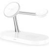 Tech-Protect A12 3in1 MagSafe Inductive Charger for Smartphone/Headphones/Smartwatch - White - (18765-0)