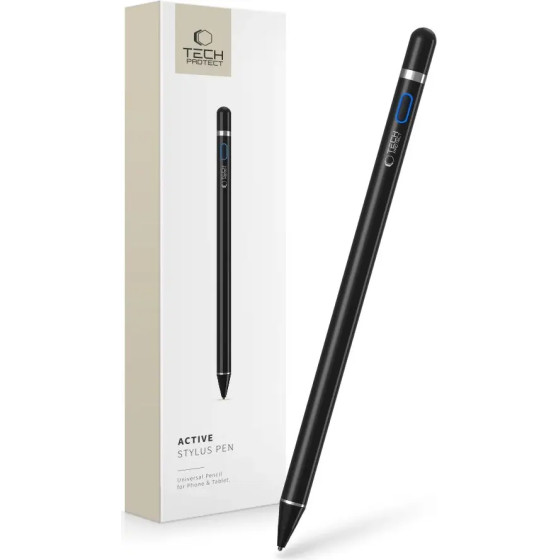 Tech-Protect Active Stylus Pen - Black - (26382-0)