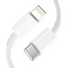 Tech-Protect C20W USB-C PD 20W / USB-A QC 3.0 Charger with USB-C / Lightning Cable - White - (22240-0)