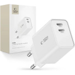 Tech-Protect C35W charger 2x USB-C PD 35W - white - (23901-0)