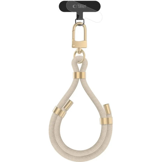 Tech-Protect C4S Rope Wrist Strap - Beige - (26116-0)