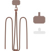 Tech-Protect C5S Rope Crossbody Strap Leash - Brown - (25824-0)