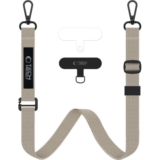 Tech-Protect C65 Rope Crossbody Leash - Beige - (26611-0)